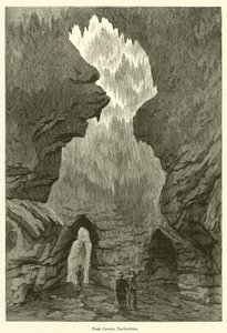 Peak Cavern, Derbyshire (gravering) av English School