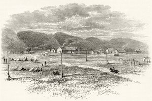 Peake Overland Telegraph Station, South Australia, ca. 1880, fra 