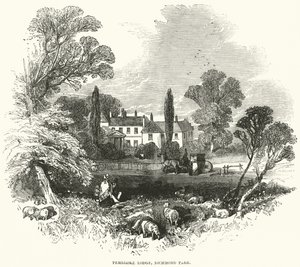 Pembroke Lodge, Richmond Park (gravering) av English School