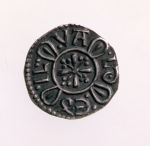 Penny of Offa, King of Mercia, 757-96 (revers) (sølv) (for forside se 168071)