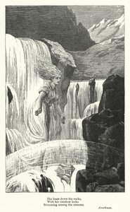 Percy Bysshe Shelley: Illustrasjon til Arethusa (gravering) av English School