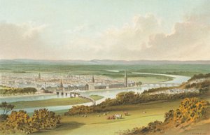 Perth fra Kinnoull Hill av English School