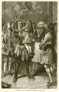 Peter den store og Ludvig XV av English School