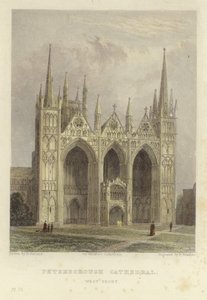 Peterborough katedral av English School