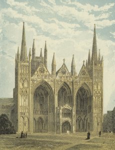 Peterborough katedral, vestfronten av English School