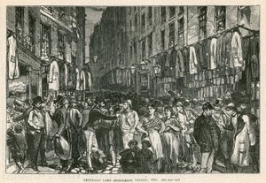 Petticoat Lane (Middlesex Street), London, 1870 av English School