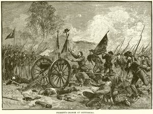 Picketts Charge i Gettysburg av English School