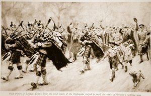 Pied Pipers of London Town: Hvordan den ville musikken i høylandet bidro til å øke rekkene av britiske kampmenn, 1914-19 av English School