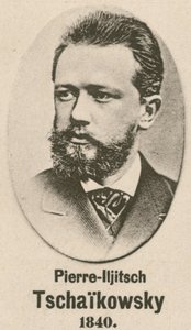 Pierre-Ilyich Tchaikovsky (gravering) av English School
