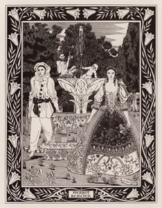 Pierrot avvist (litho) av English School