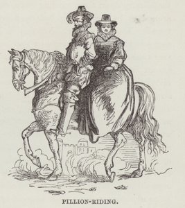 Pillion-ridning (gravering) av English School