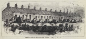 Pitmen's Dwellings in the North (gravering) av English School