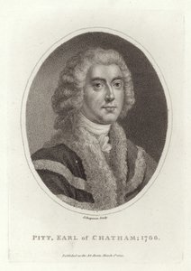 Pitt, jarl av Chatham, 1766 av English School
