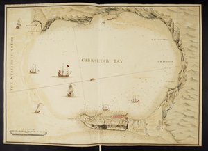 Plan for Gibraltar, Fem planer for bukten og festningen til Gibraltar av English School