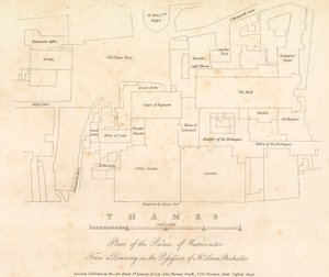 Plan for Palace of Westminster, London av English School