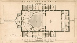 Plan for Theatre Royal, Drury Lane, London av English School
