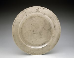 Plate, c. 1750 (tinn) av English School