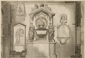 Poets Corner, Westminster Abbey, London av English School