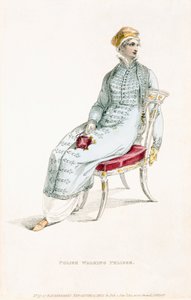 Polsk vandrepelisse, motetallerken fra Ackermanns Repository of Arts av English School