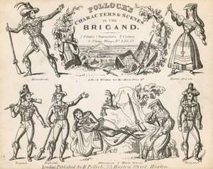 Pollocks karakterer og scener i Brigand av English School