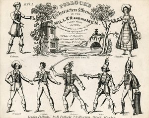 Pollocks karakterer og scener i Miller and His Men av English School
