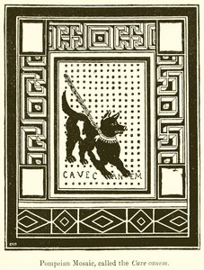 Pompeiansk mosaikk, kalt Cave Canem av English School