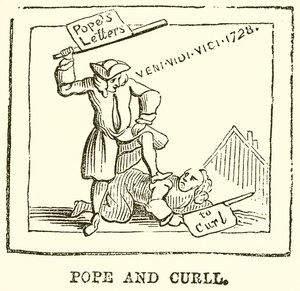 Pope og Curll av English School