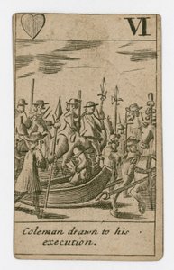 Popish Plot-spillkort (gravering) av English School