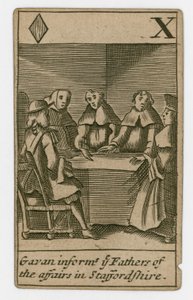 Popish Plot-spillekort av English School