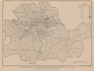 Befolkning innenfor London-registreringsområdet av English School