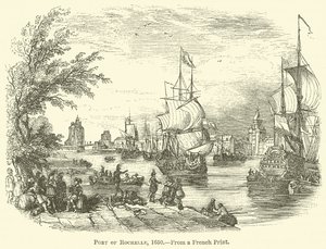 Port of Rochelle, 1650 av English School