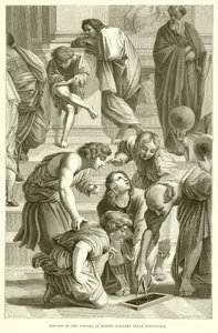Del av skolene i Athen (Gallery Della Segnatura) av English School