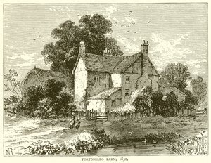 Portobello gård. 1830 av English School
