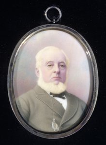 Miniatyrportrett av Warren de la Rue (1815-89) av English School