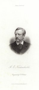 Porträt von A E Nordenskioeld von English School