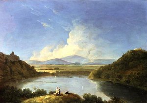 Portrait of A Sportsman, sent på 1700-tallet (olje på lerret) av English School