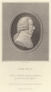 Portrett av Adam Smith av English School