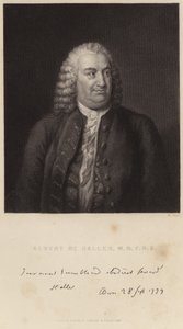 Portrett av Albert de Haller av English School