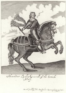 Porträt von Alexander Leslie, Earl of Leven von English School