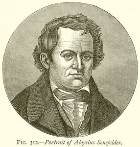 Portrett av Aloysius Senefelder av English School