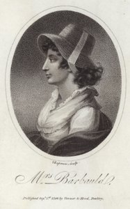 Portrett av Anna Laetitia Barbauld av English School