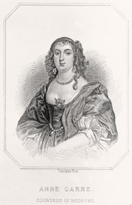 Portrett av Anne Carre, grevinne av Bedford, 1835 av English School