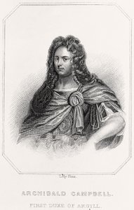 Portrett av Archibald Campbell, 1835 av English School