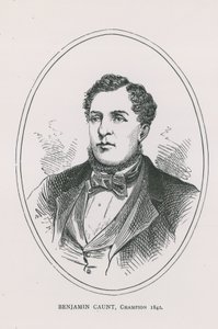 Portrett av Benjamin Caunt av English School