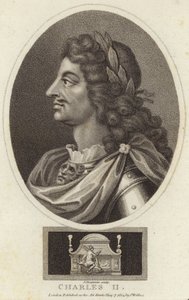 Portrett av Charles II av England av English School