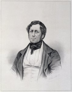 Portrett av Charles Joseph Hullmandel (1789-1850), gravert av G.B. Bleck, 1851 av English School