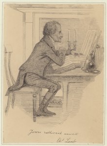 Portrett av Charles Lamb av English School