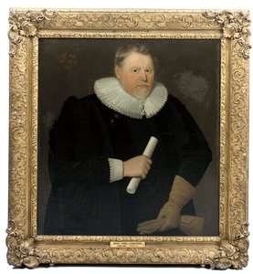 Portrett av David, 1. jarl av Barrymore, ca. 1636 av English School