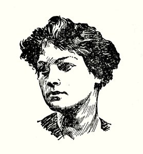 Portrett av Dorothy Parker (lito) av English School