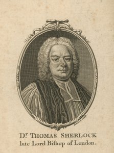 Portrett av Dr Thomas Sherlock av English School